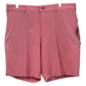 Walter Hagen NWT Men's Performance Pink Flat Front‎ Golf Shorts  Sz 38